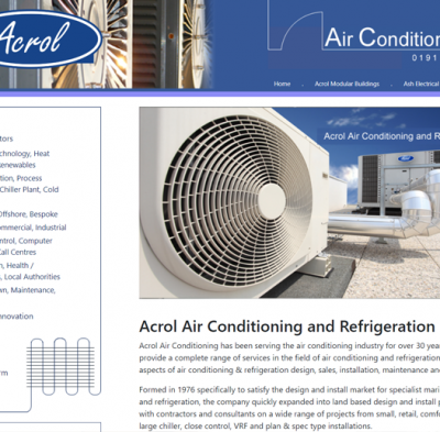 acrol air conditioning word press website