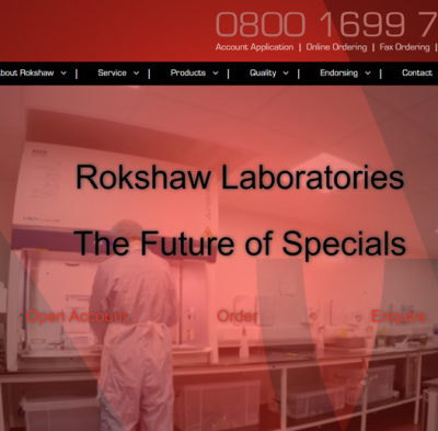 Rokshaw Pharmaceuticals WordPress Website and Custom Online Ordering Software Systems